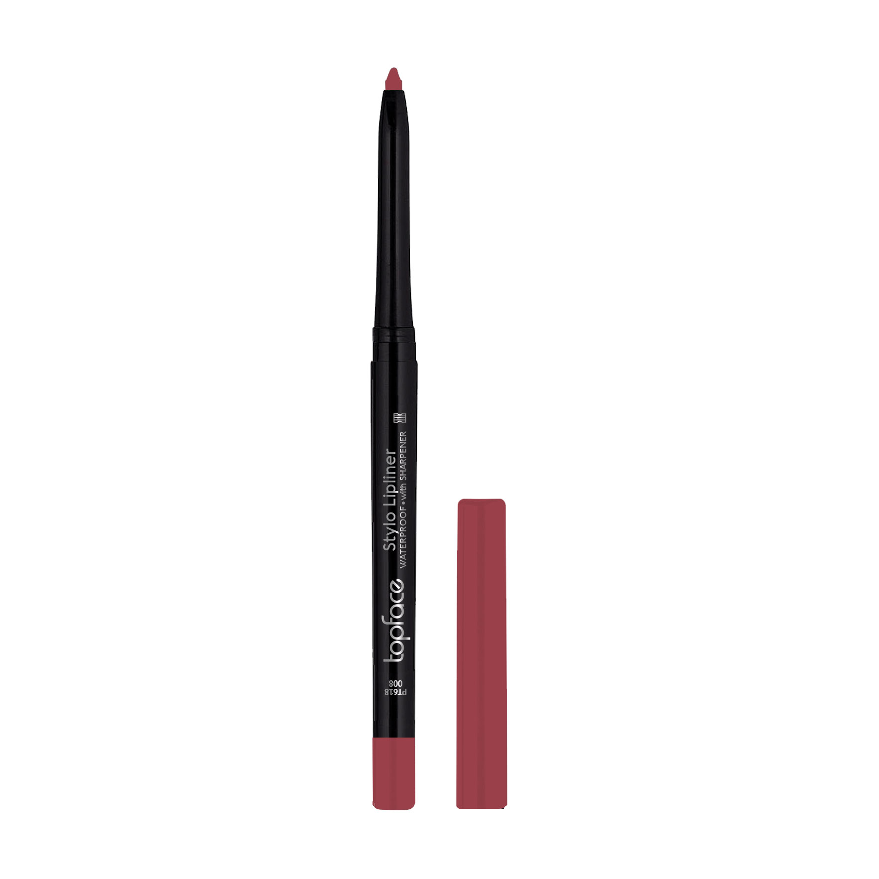 Автоматичний водостійкий олівець для губ TopFace Stylo Lipliner PT618, 008, 0.29 г